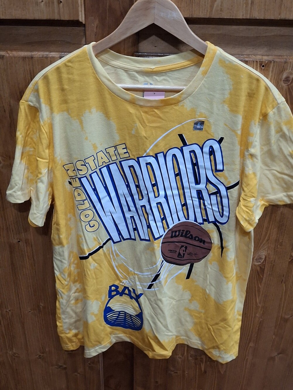 Golden State WARRIORS Mens LARGE tie Dye Style Shirt